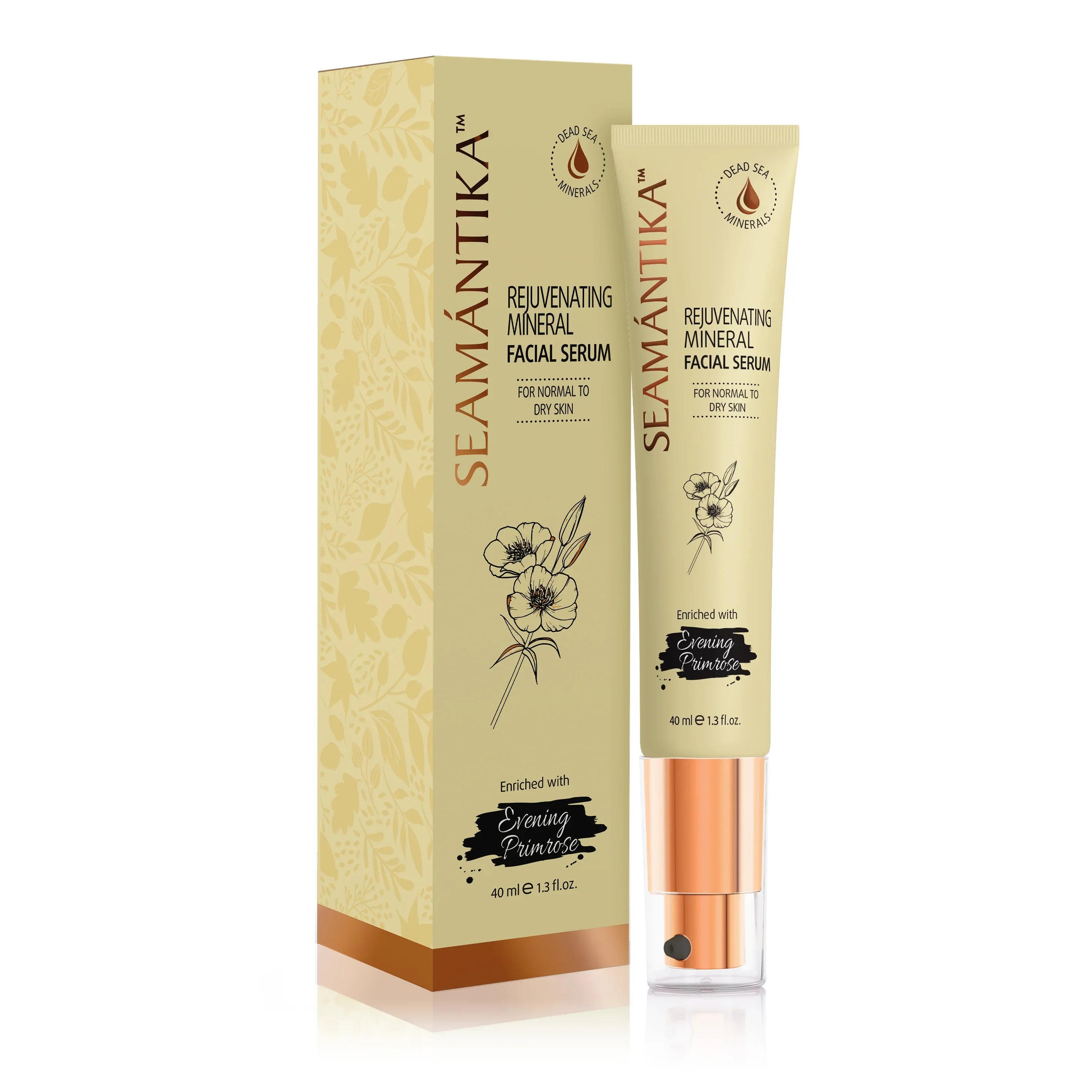 REJUVENATING MINERAL FACIAL SERUM - EVENING PRIMROSE OIL - Seamantika