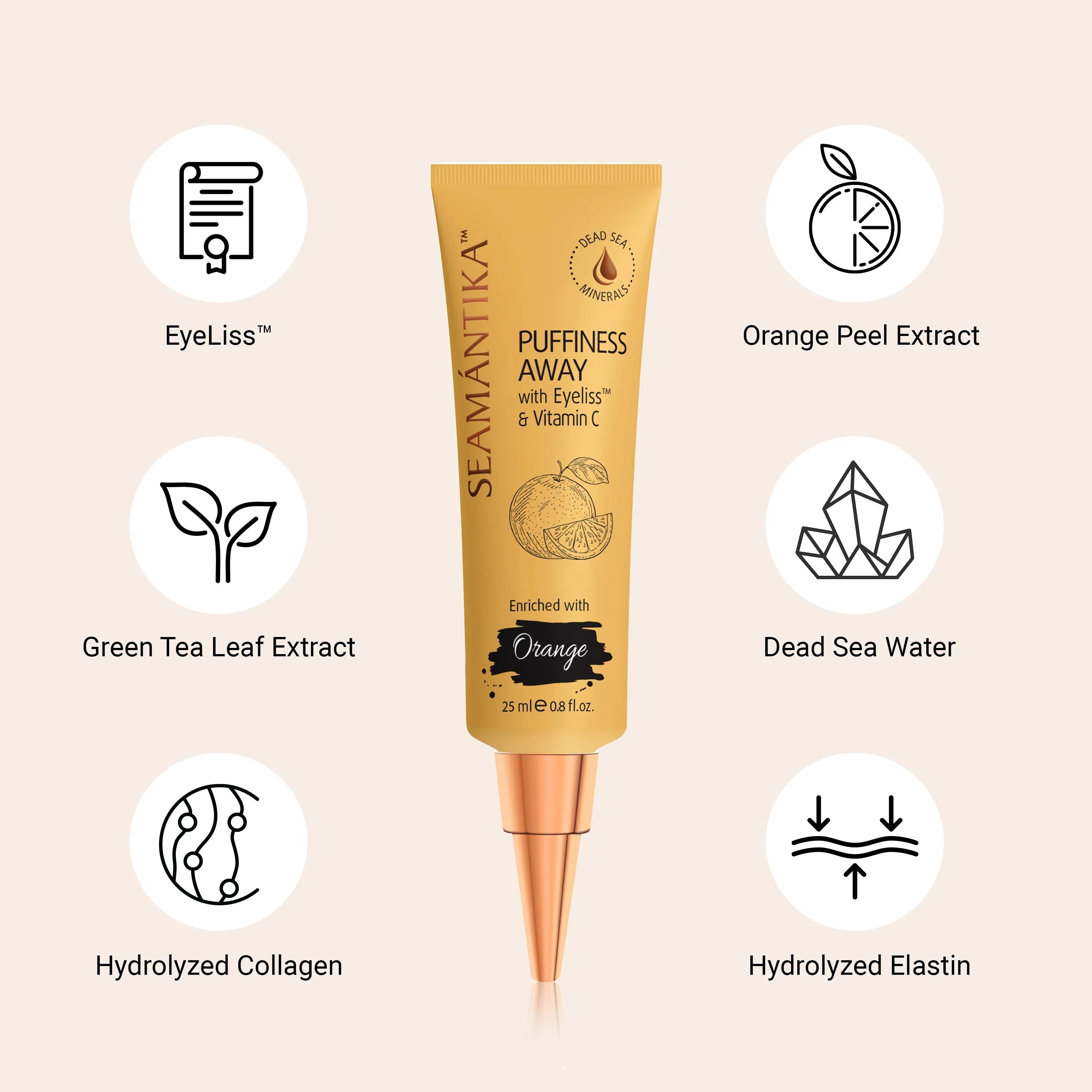 PUFFINESS AWAY - EYELISS™ AND VITAMIN C - Seamantika