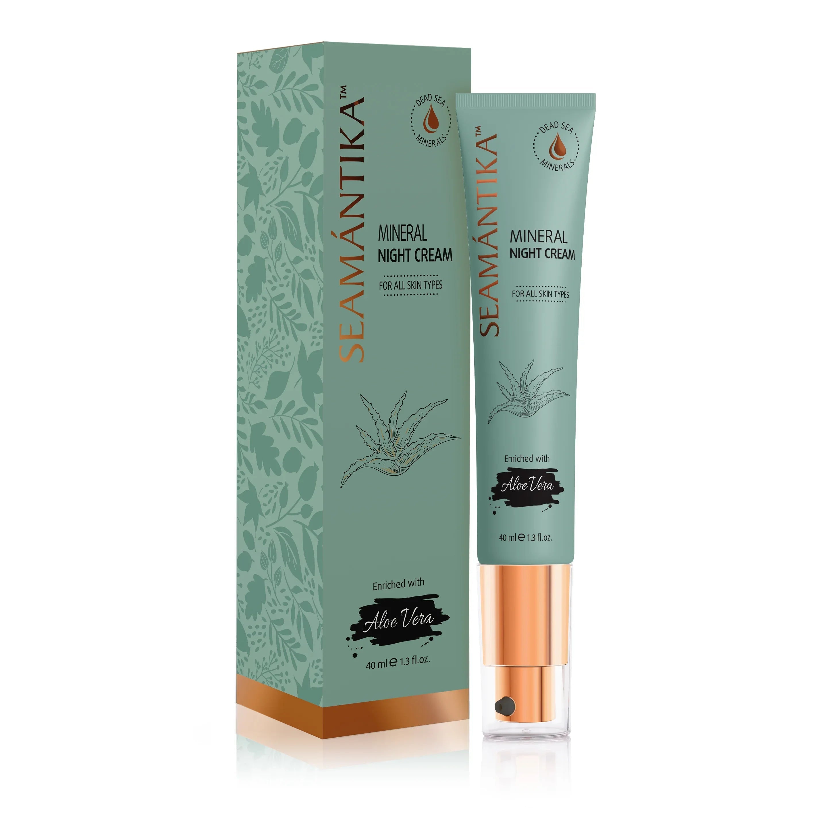 MINERAL NIGHT CREAM - ALOE VERA LEAF JUICE - Seamantika