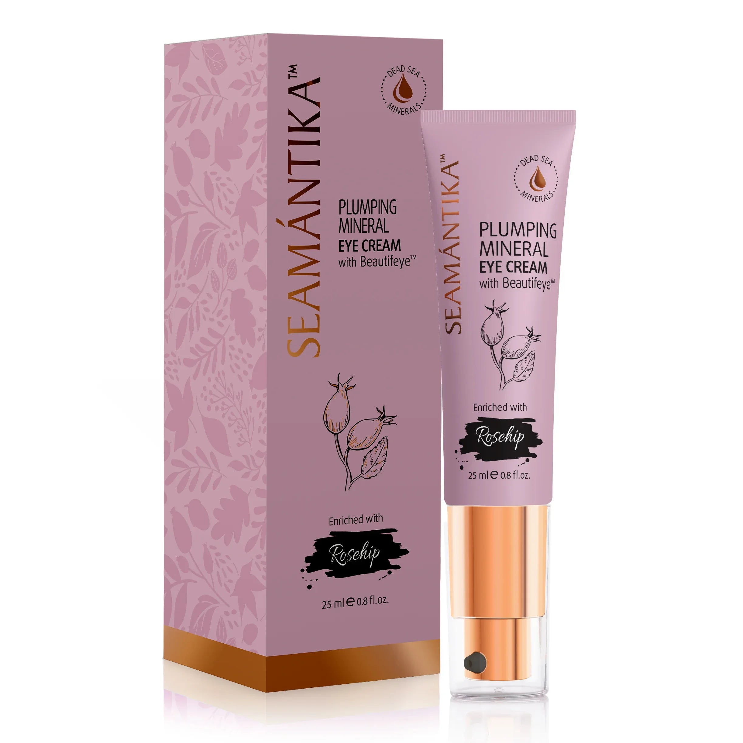 PLUMPING MINERAL EYE CREAM - ROSE HIP FRUIT OIL - Seamantika