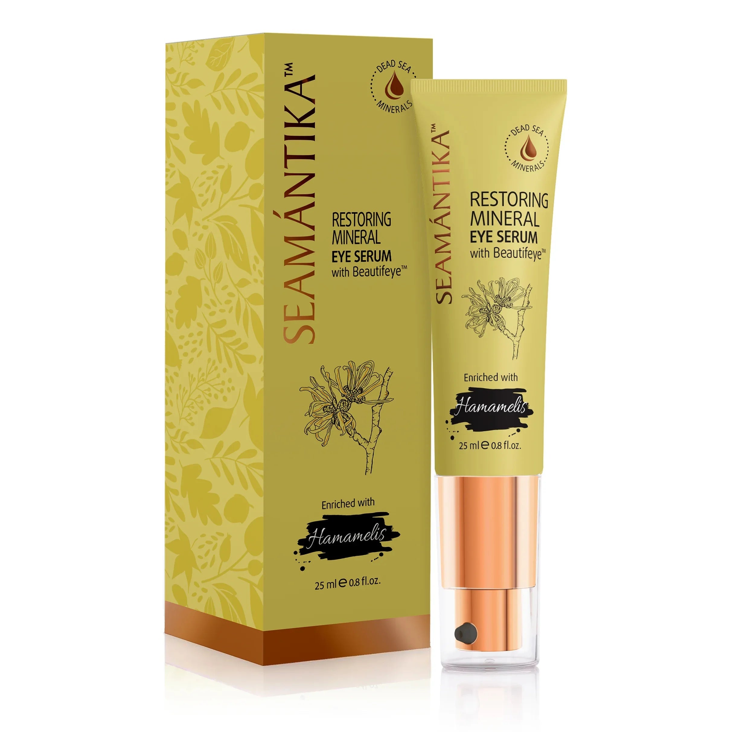 RESTORING MINERAL EYE SERUM - HAMAMELIS LEAF EXTRACT - Seamantika